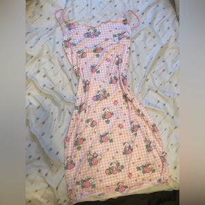 Bunnies and berries slip dress